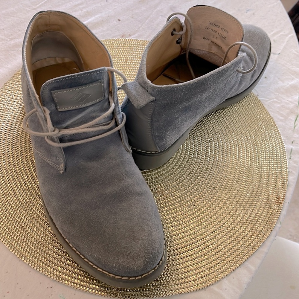 Joseph Abboud leather desert shoes.